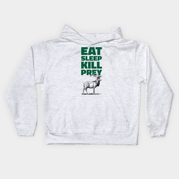 It's Deer Season Kids Hoodie by codeWhisperer